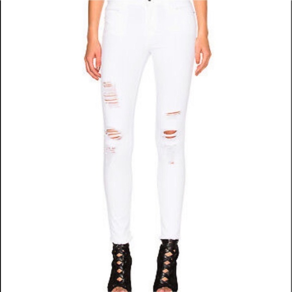 FRAME Denim Le Skinny De Jeanne White Jeans | All Sizes - Picture 3 of 4